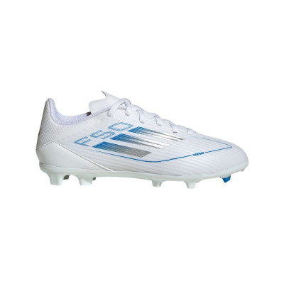 Childrens Football Boots Adidas F50 League Fg/Mg White