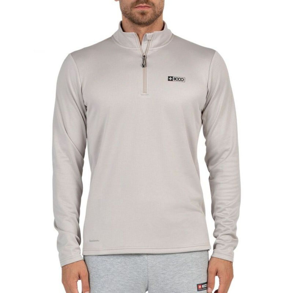 Men’s Long Sleeve T-Shirt +8000 Portu Beige