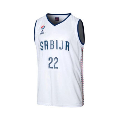 Basketball shirt Peak Srbija 22 White