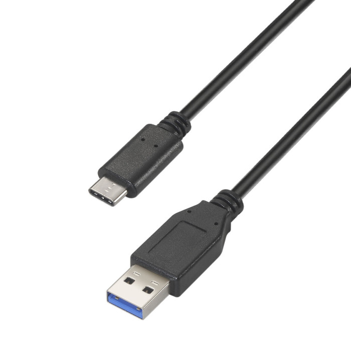 USB A to USB-C Cable Aisens A107-0450 Black 1,5 m