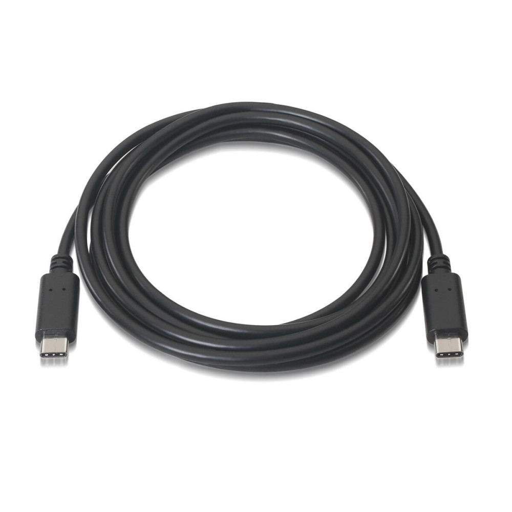 Data / Charger Cable with USB Aisens A107-0058 Black 3 m