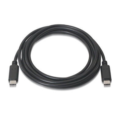 Data / Charger Cable with USB Aisens A107-0058 Black 3 m