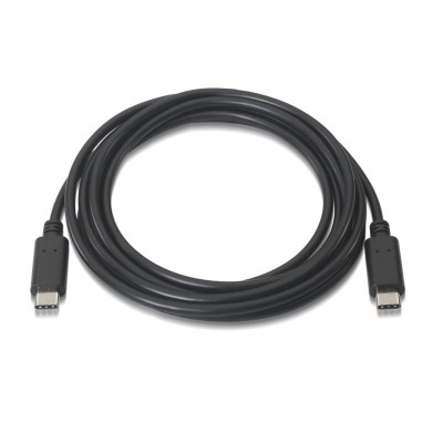 Data / Charger Cable with USB Aisens A107-0058 Black 3 m