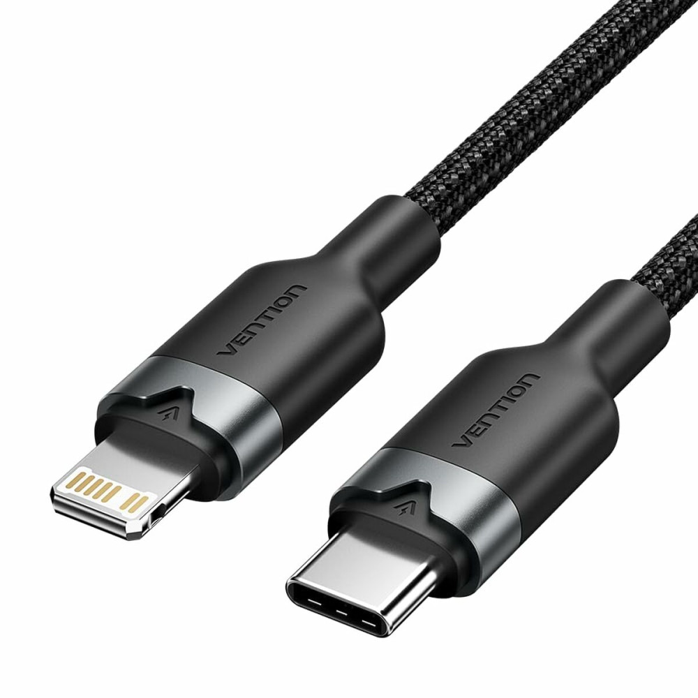 USB-C to Lightning Cable Vention CABLECABL Black Aluminium