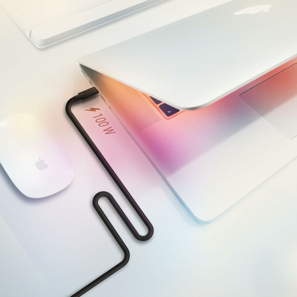 USB-C Cable Aisens A107-0703 Black 1,5 m