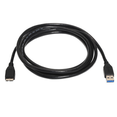 USB Cable Aisens A105-0043 Black 1 m