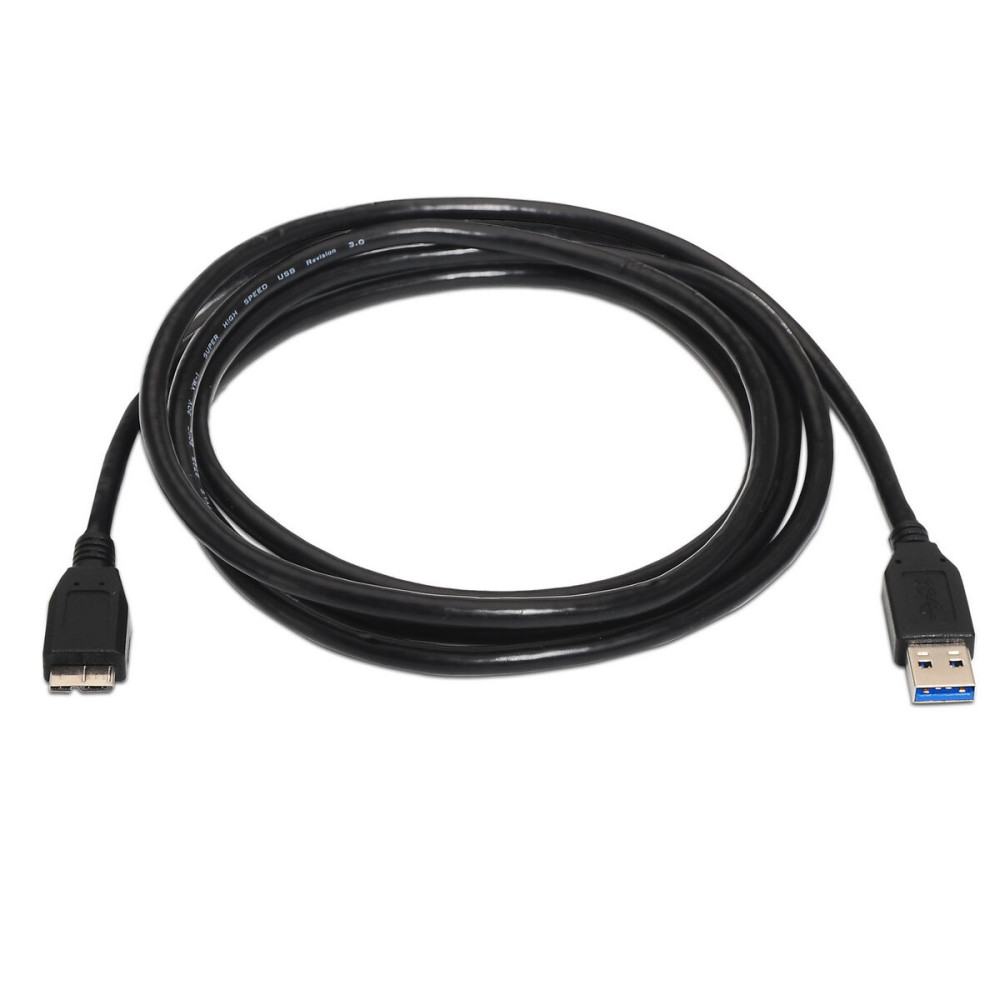 USB Cable Aisens A105-0043 Black 1 m