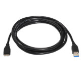 USB Cable Aisens A105-0043 Black 1 m