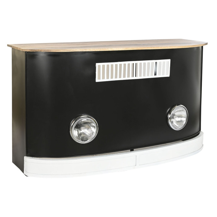 Bar unit DKD Home Decor White Brown Black 157 x 52 x 90 cm BAR