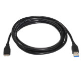 USB Cable Aisens A105-0043 Black 1 m