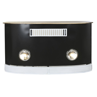 Bar unit DKD Home Decor White Brown Black 157 x 52 x 90 cm BAR