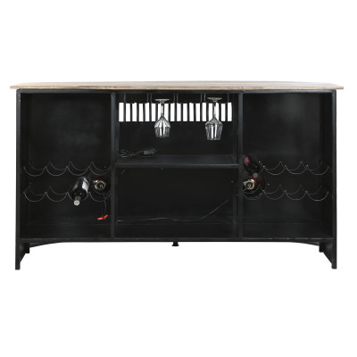 Bar unit DKD Home Decor White Brown Black 157 x 52 x 90 cm BAR
