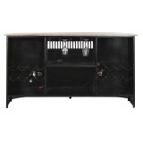 Bar unit DKD Home Decor White Brown Black 157 x 52 x 90 cm BAR