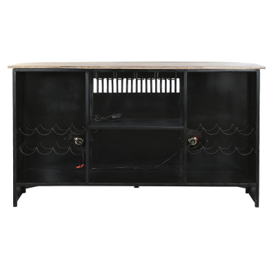 Bar unit DKD Home Decor White Brown Black 157 x 52 x 90 cm BAR