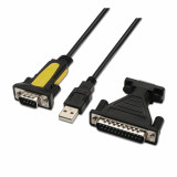 Data / Charger Cable with USB Aisens A104-0039 1,8 m Black