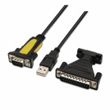 Data / Charger Cable with USB Aisens A104-0039 1,8 m Black
