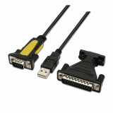 Data / Charger Cable with USB Aisens A104-0039 1,8 m Black