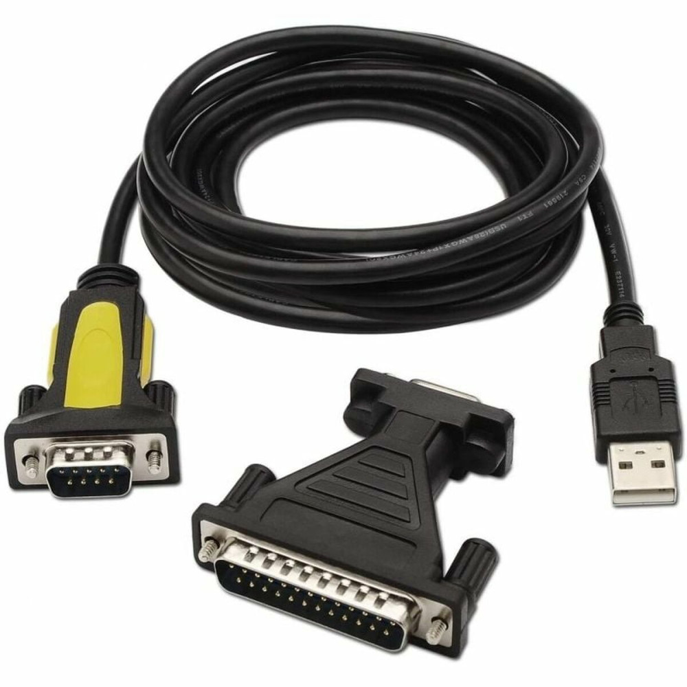 Data / Charger Cable with USB Aisens A104-0039 1,8 m Black
