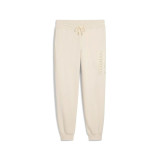 Long Sports Trousers Puma Maximal Metallic Com Beige Lady