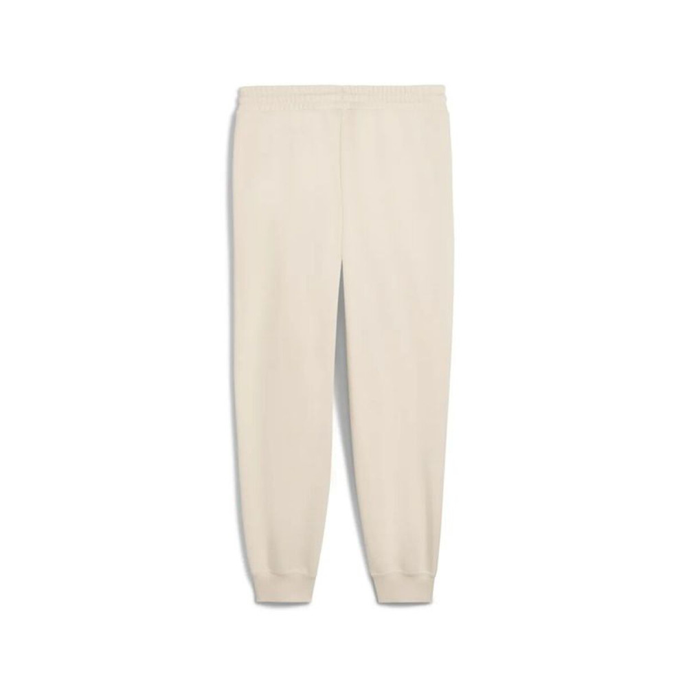 Long Sports Trousers Puma Maximal Metallic Com Beige Lady