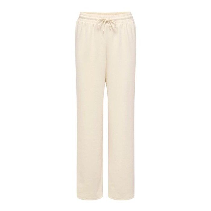 Long Sports Trousers Only Onlscarlett Wide Pant Swt Noos Beige Lady