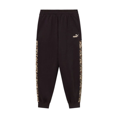 Long Sports Trousers Puma Ess Graphic Animal Black Lady