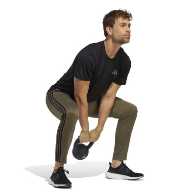 Long Sports Trousers Adidas Essentials Logo 3 Bandas Yellow Men