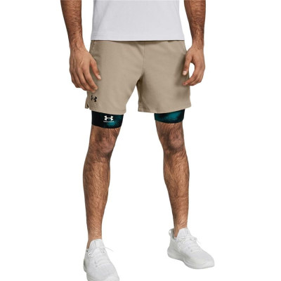 Men's Sports Shorts Under Armour Vanish Woven 6In Beige