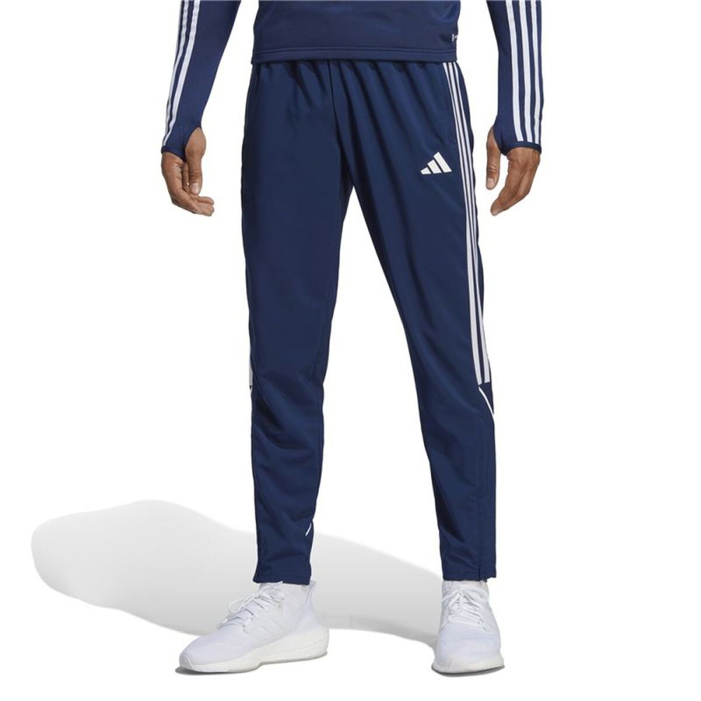 Football Training Trousers for Adults Adidas Tiro23Lov Navy Blue Men