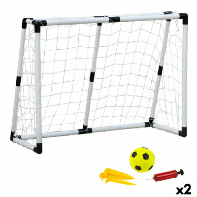 Football Goal Colorbaby 131 x 101 x 59 cm (2 Units)