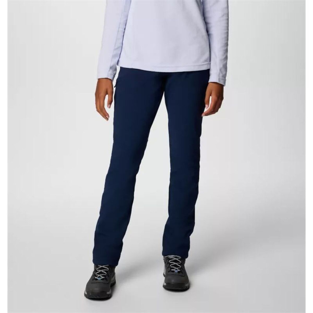 Long Sports Trousers Columbia Back Beauty™ High-Rise Blue Lady