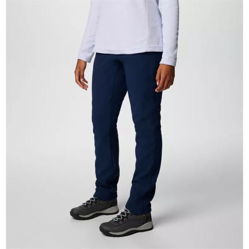 Long Sports Trousers Columbia Back Beauty™ High-Rise Blue Lady