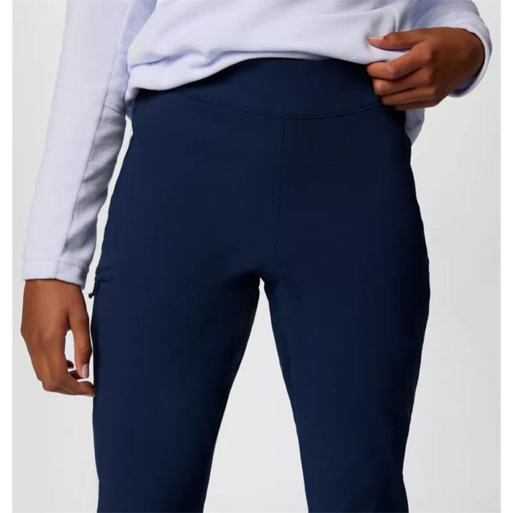Long Sports Trousers Columbia Back Beauty™ High-Rise Blue Lady