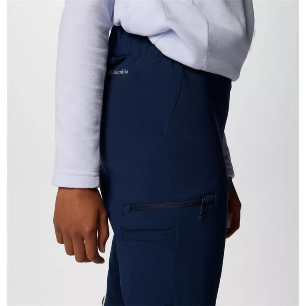 Long Sports Trousers Columbia Back Beauty™ High-Rise Blue Lady