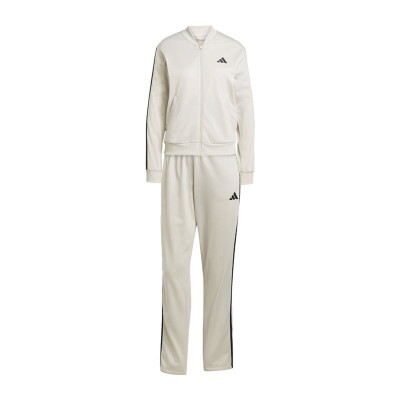 Women's Tracksuit Adidas 3 Bandas Tr Beige