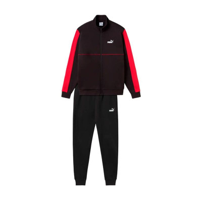 Tracksuit for Adults Puma Sport Suit Fl Black Men