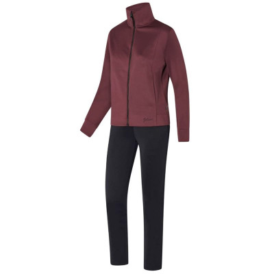 Women's Tracksuit Joluvi Lexie Black Maroon