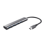 USB Hub Trust 24948 Grey 10 cm