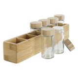 Bamboo Spice Rack DKD Home Decor 32,5 x 6,5 x 6,5 cm