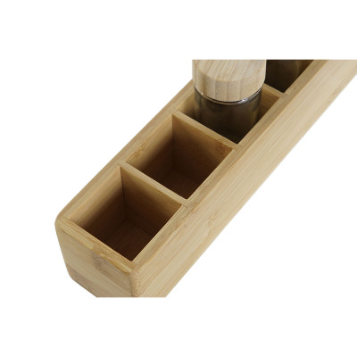 Bamboo Spice Rack DKD Home Decor 32,5 x 6,5 x 6,5 cm