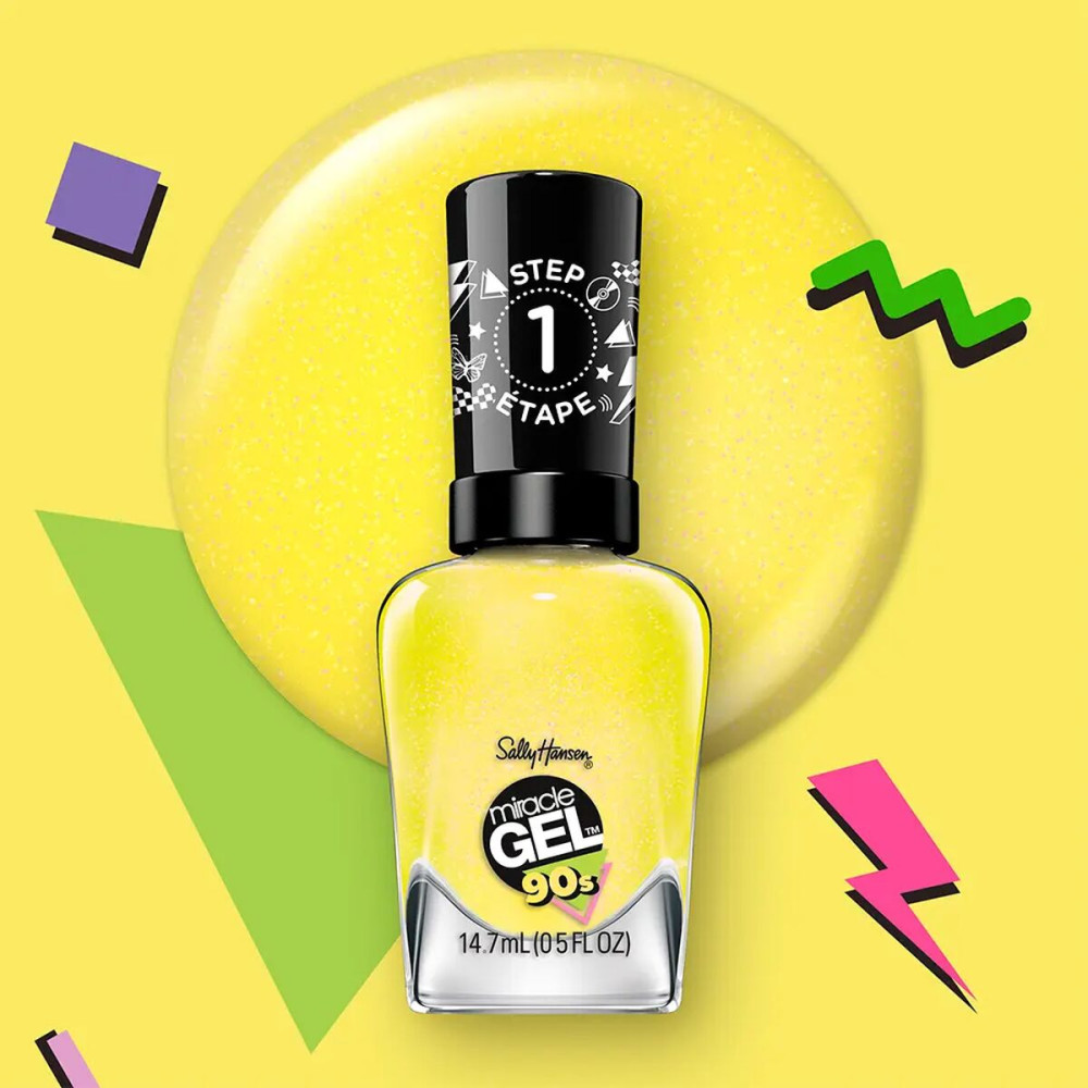 Nail polish Sally Hansen MIRACLE GEL 90s Nº 891 Mixtape Nº 891-Mixtape 14,7 ml