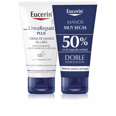Hand Cream Eucerin Urearepair Plus Crema De Manos Urea Lote 75 ml 2 Units