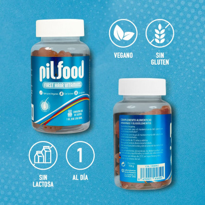 Food Supplement Pilfood FIRST HAIR VITAMINS 60 Gummies
