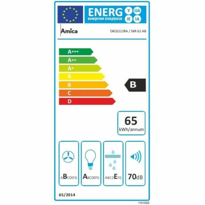 Conventional Hood Amica OKC6212RA Black