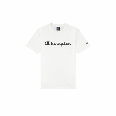 Men’s Short Sleeve T-Shirt Champion Crewneck White