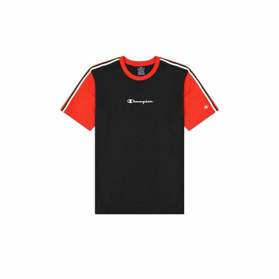 Men’s Short Sleeve T-Shirt Champion Crewneck Black