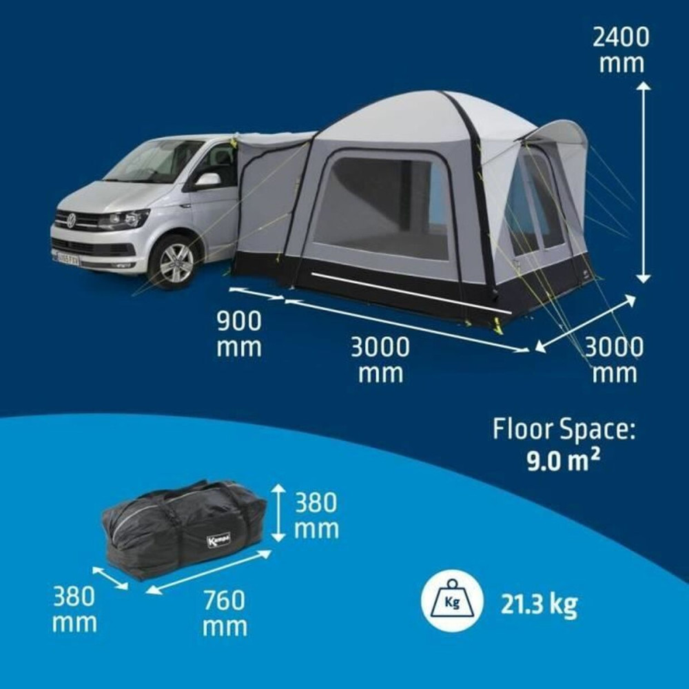 Awning Kampa Grey polialgodon