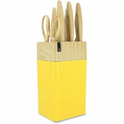 Knife Set Menastyl Yellow polypropylene 6 Pieces (6 Units)