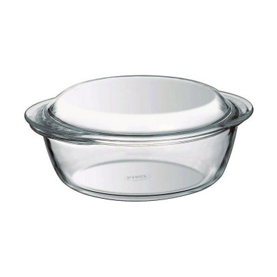 Casserole with lid Pyrex Essentials 23 x 11 x 27 cm Transparent Glass 32 L