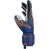 Goalkeeper Gloves Reusch Attrakt Grip Navy Blue Adults